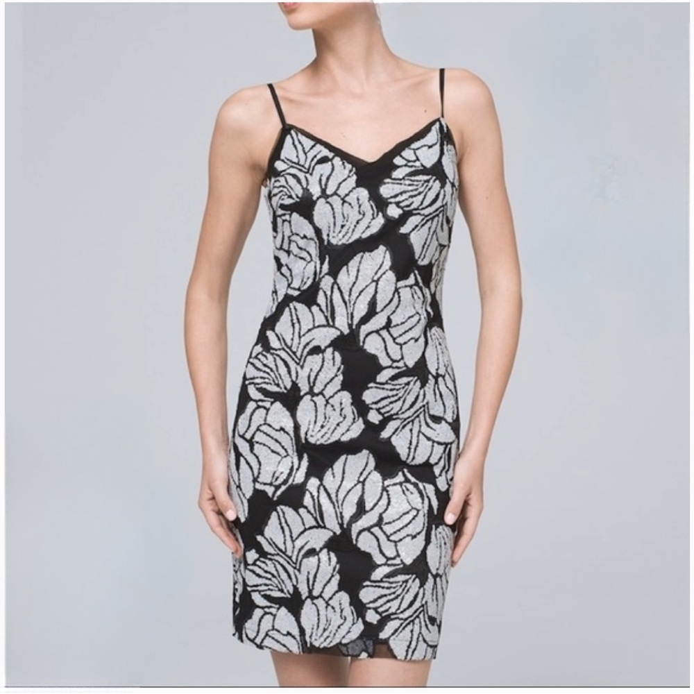 WHITE HOUSE BLACK MARKET SEQUIN COCKTAIL DRESS